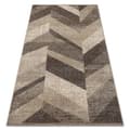 Miniatyrbild 1 av 5: Matta FEEL 5673/15055 HERRINGBONE beige / brun / grädde, 80x150 cm