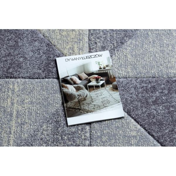Matta FEEL 5672/17944 Triangles beige/violet, 140x190 cm