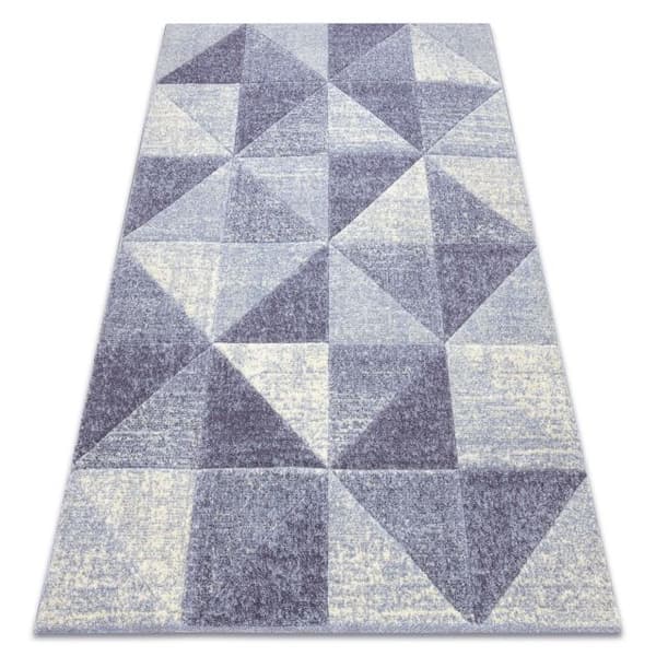 Matta FEEL 5672/17944 Triangles beige/violet, 140x190 cm
