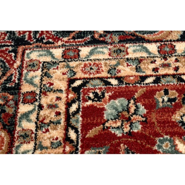 Tæppe villaa KASHQAI 4362 300 ornament rødbrun / sort, 67x130 cm