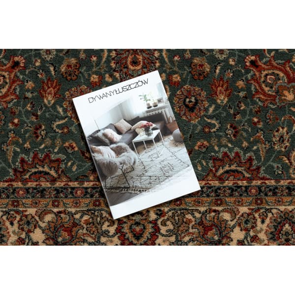 Tæppe villaa KASHQAI 4362 410 ornament grøn / beige, 67x130 cm