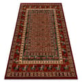 Miniatyrbild 1 av 5: Ullmatta KASHQAI 4301 300 orientalisk, ram terrakotta / grön, 80x160 cm