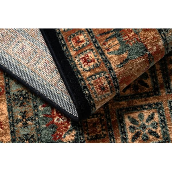 Villa matto KASHQAI 4301 500 itämainen, runko beige / vihreä, 200x300 cm