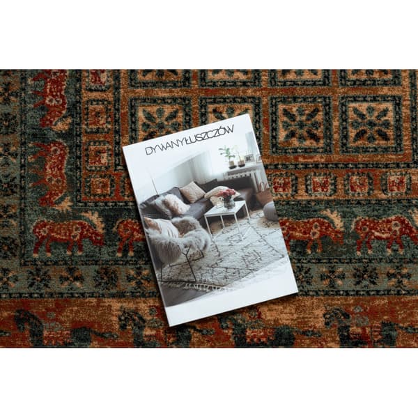 Villa matto KASHQAI 4301 500 itämainen, runko beige / vihreä, 200x300 cm
