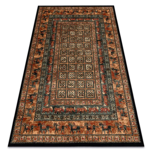 Villa matto KASHQAI 4301 500 itämainen, runko beige / vihreä, 200x300 cm