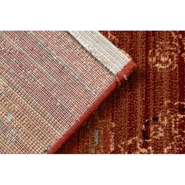 Tæppe villaa KASHQAI 4327 300 Patchwork rødbrun, 67x130 cm