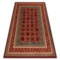 Pikkukuva 1 / 5: Villa matto KASHQAI 4349 300 itämainen, runko terrakotta / vihreä, 67x130 cm