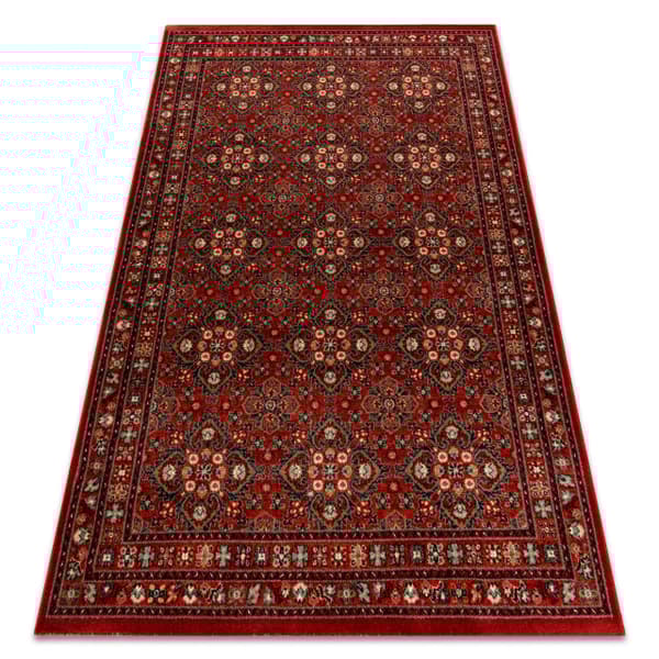 Tæppe villaa KASHQAI 4372 300 Blomster, ramme rødbrun, 160x240 cm