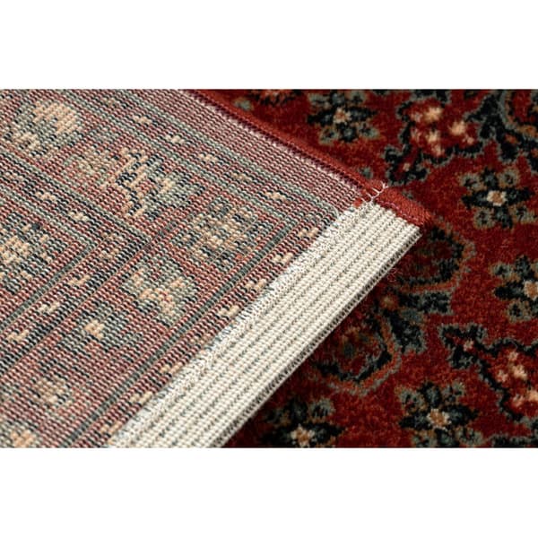 Villa matto KASHQAI 4372 300 Kukat, runko klaretti, 200x300 cm