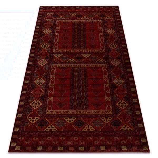 Villa matto KASHQAI 4346 300 itämainen, geometrinen klaretti, 67x130 cm