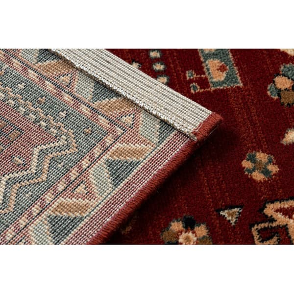 Villa matto KASHQAI 4364 301 itämainen, runko klaretti / musta, 135x200 cm