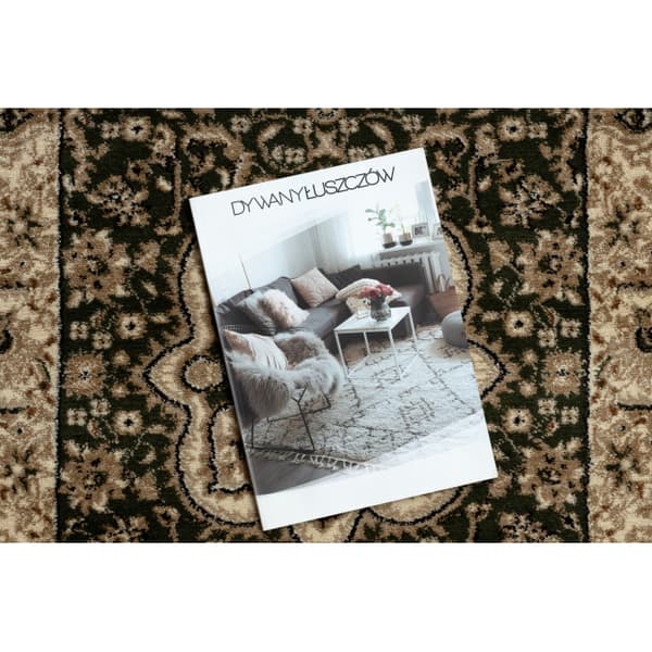 Löpare HEAT-SET ROYAL AGY 0521 grön 80 cm, 80x260 cm