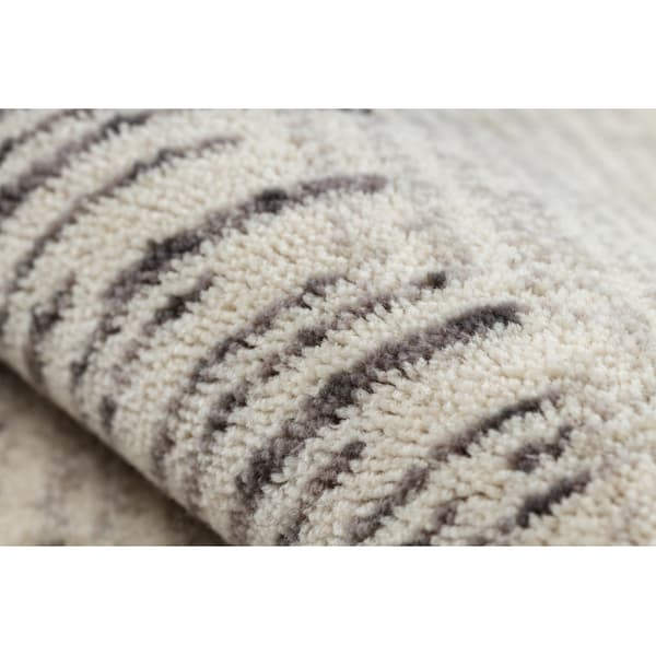 Matto Villa ANGEL 1222 / 52023 Linja beige / harmaa, 80x150 cm
