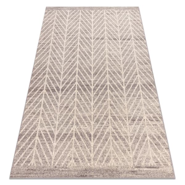 Matto Villa ANGEL 1188 / 52033 Chevron, kalanruoto beige / harmaa, 200x300 cm