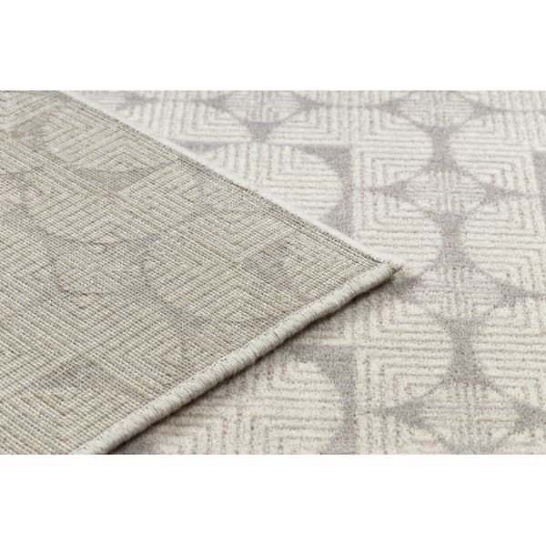 Gulvtæppe ANGEL 7887 / 52022 Geometriske beige / grå , 80x150 cm