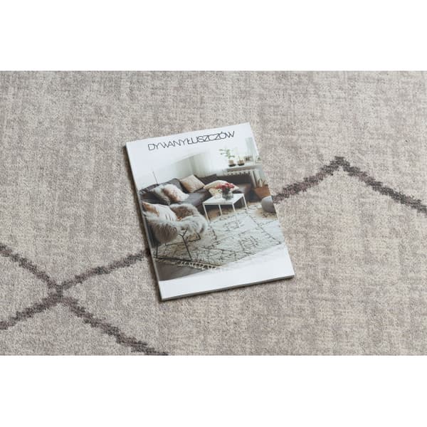 Gulvtæppe ANGEL 1190 / 52022 Boho beige / grå , 80x150 cm
