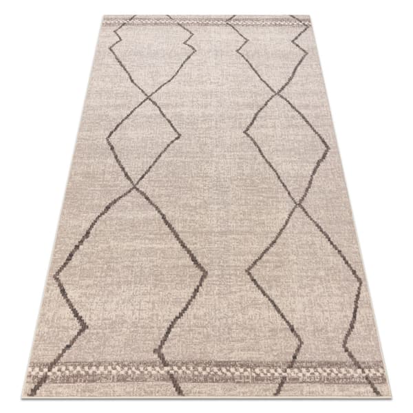 Matta Ull ANGEL 1190 / 52022 Boho beige / grå, 200x300 cm