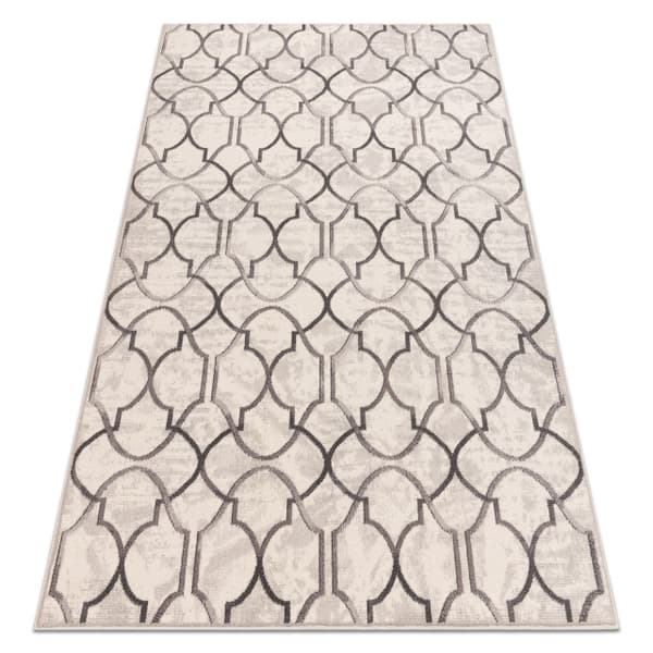 Gulvtæppe ANGEL 7905 / 52022 Marokkansk kløver beige / grå , 160x230 cm