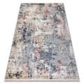 Miniatyrbillede 1 af 5: DISTIN 0123A pink / pudder / hvid moderne tæppe - Abstraktion, vintage, frynser, 80x150 cm