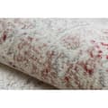 Miniatyrbild 5 av 5: DISTIN 0828A rosa / puder / vit modern matta - Abstraktion, vintage, fransar, 120x170 cm