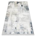 Miniatyrbild 1 av 5: DISTIN 0144A vit / kräm / beige modern matta - Abstraktion, vintage, fransar, 120x170 cm
