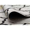 Miniatyrbild 5 av 5: Löpare SIZAL FLOORLUX design 20608 Marockansk spaljé silver / svart 80 cm, 80x140 cm