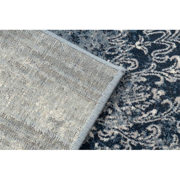 Matto NAIN Ornamentti vintage 7010/51644 laivastonsininen / beige , 80x150 cm