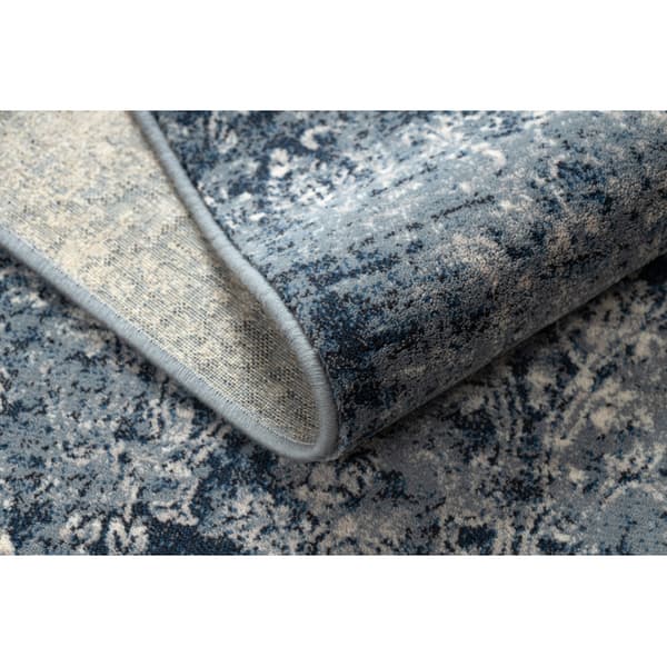 Matto NAIN Ornamentti vintage 7010/51644 laivastonsininen / beige , 80x150 cm