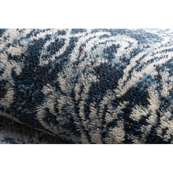 Matto NAIN Ornamentti vintage 7010/51644 laivastonsininen / beige , 80x150 cm