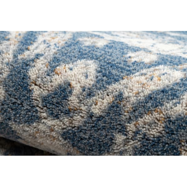 Tæppe NAIN Pynt, ramme, vintage 7557/51644 beige / blå, 160x230 cm