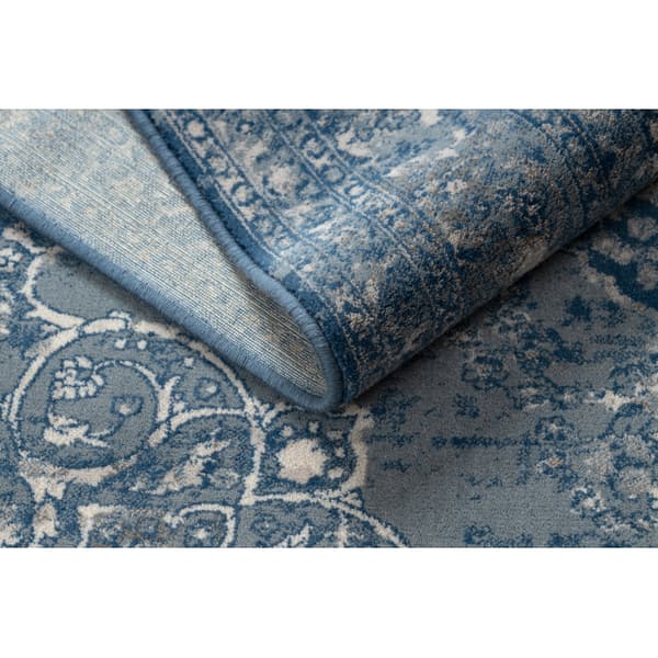 Tæppe NAIN Pynt, ramme, vintage 7599/51611 blå / beige , 80x150 cm