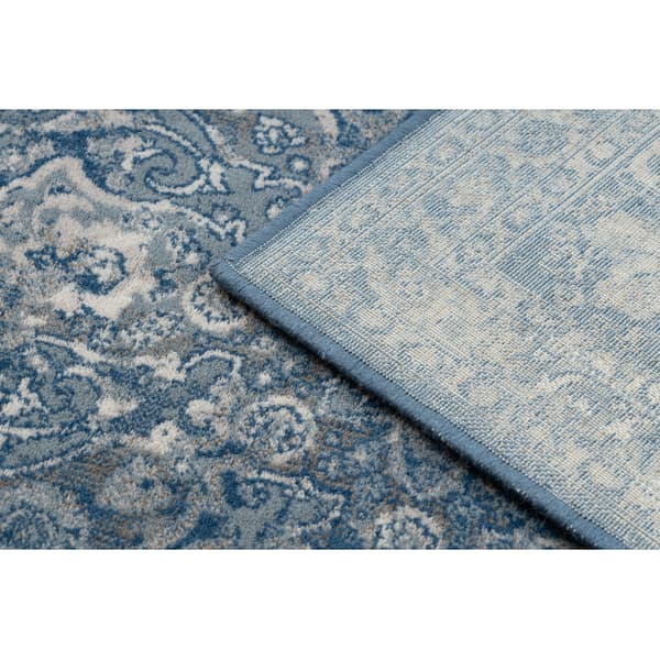 Tæppe NAIN Pynt, ramme, vintage 7599/51611 blå / beige , 240x340 cm