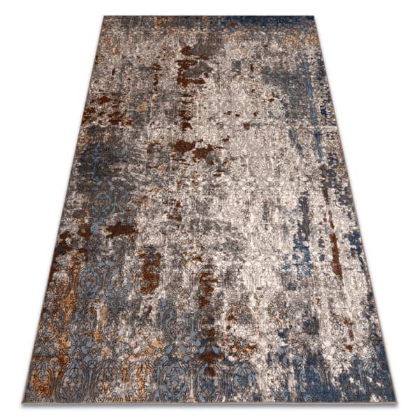 Tæppe NAIN Pynt vintage 7700/51622 beige / marineblå blå / terracotta, 80x150 cm