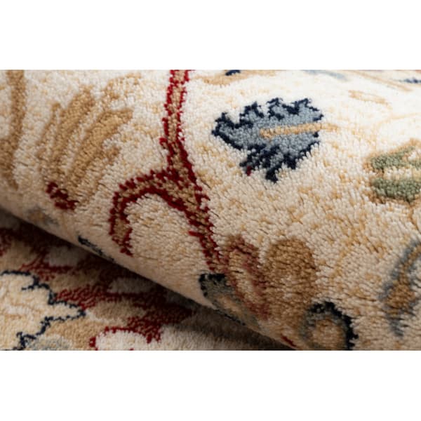 Tæppe NAIN Pynt, ramme, 1028/51053 beige / bordeaux / blå, 80x150 cm