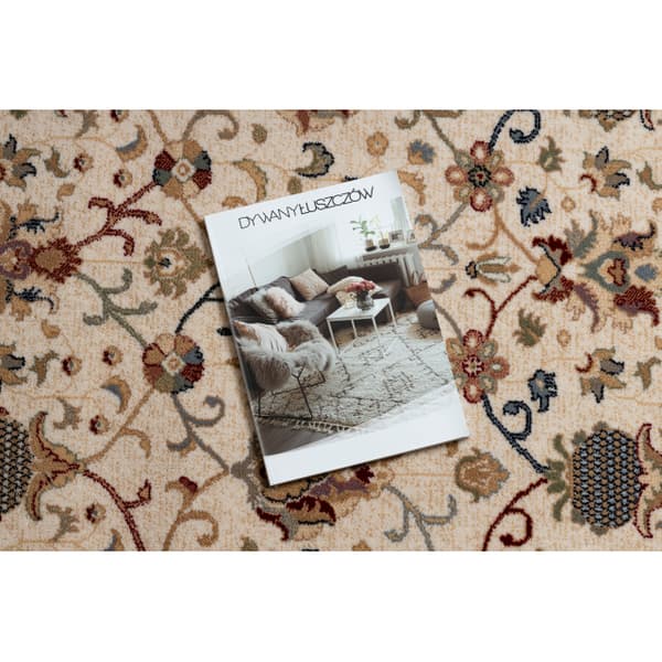 Tæppe NAIN Pynt, ramme, 1028/51053 beige / bordeaux / blå, 120x170 cm
