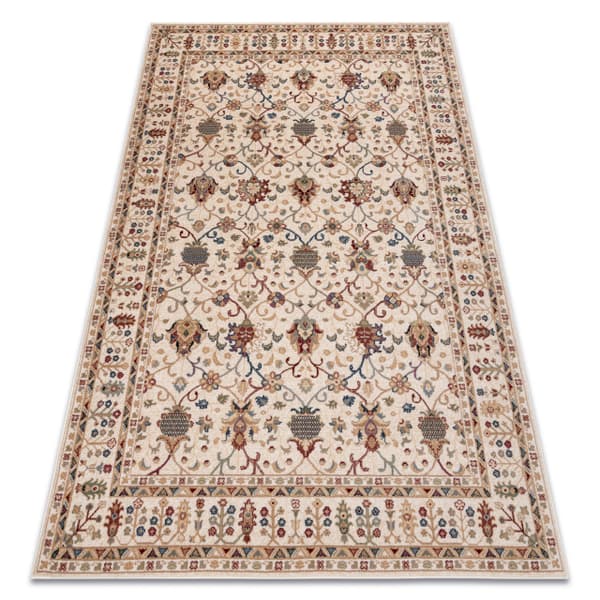 Tæppe NAIN Pynt, ramme, 1028/51053 beige / bordeaux / blå, 120x170 cm
