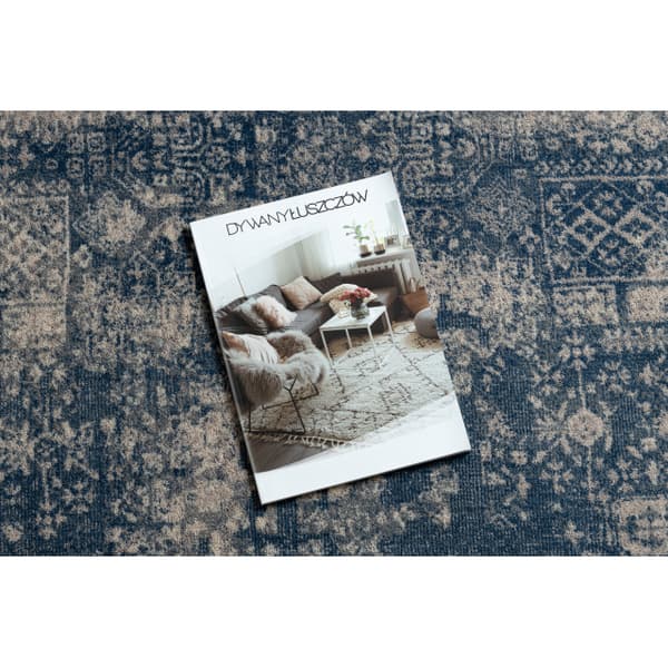 Matto NAIN Ornamentti vintage 7591/51644 laivastonsininen / beige , 200x300 cm