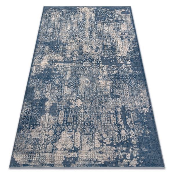 Matto NAIN Ornamentti vintage 7591/51644 laivastonsininen / beige , 200x300 cm