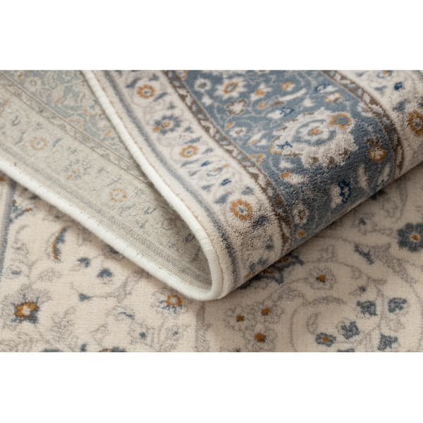 Tæppe NAIN Pynt, ramme, 7179/51643 beige / blå, 120x170 cm