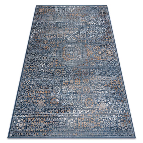 Tæppe NAIN Pynt, vintage 7708/51611 blå / orange, 120x170 cm