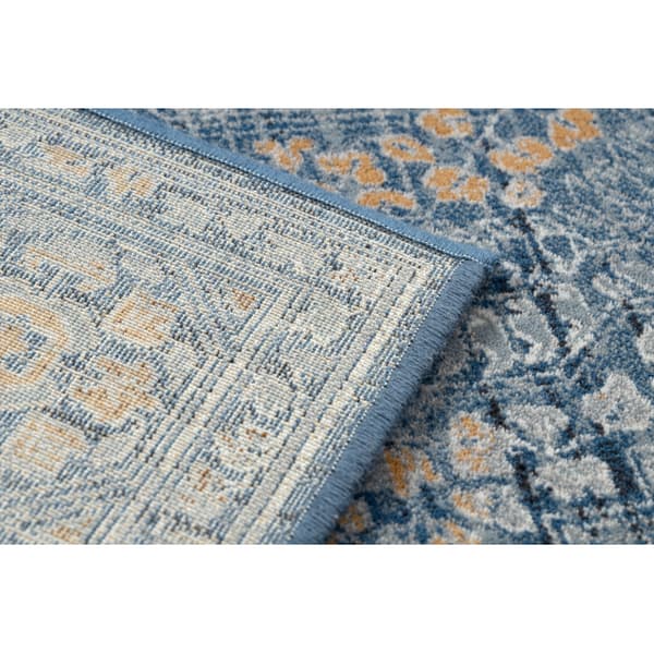 Matto NAIN Ornamentti, vintage 7708/51611 sininen / oranssi, 240x340 cm