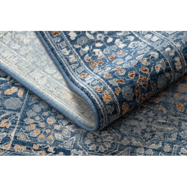 Matto NAIN Ornamentti, vintage 7708/51611 sininen / oranssi, 240x340 cm