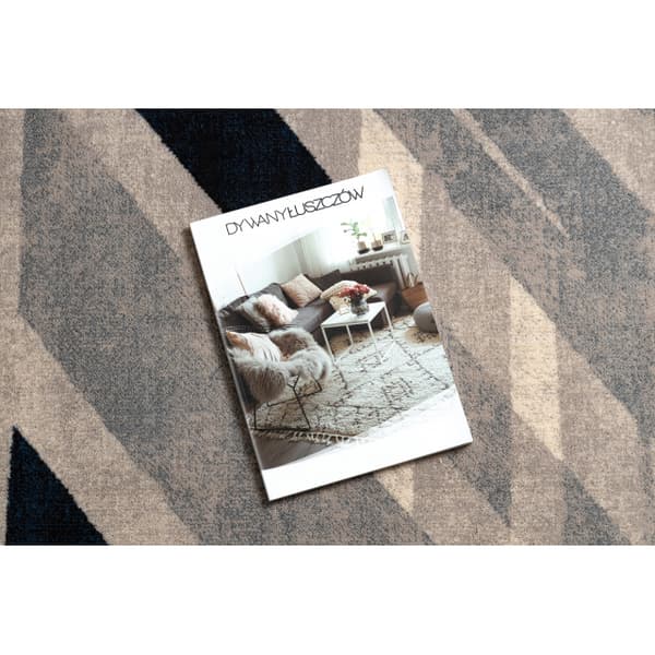 Tæppe NAIN Geometrisk 7706/51655 beige / blå, 240x340 cm