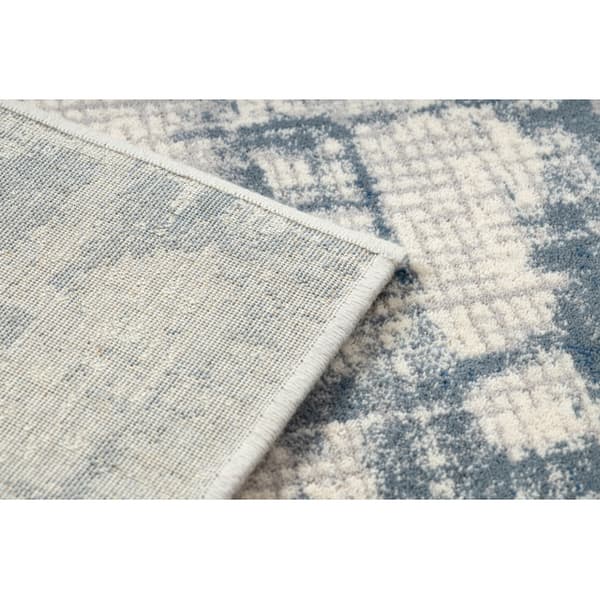 Tæppe NAIN Abstraktion, vintage, 7005/51655 beige / blå, 80x150 cm