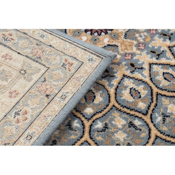 Matto NAIN Ruusuke, kehys, 1180/51034 sininen / beige, 160x230 cm