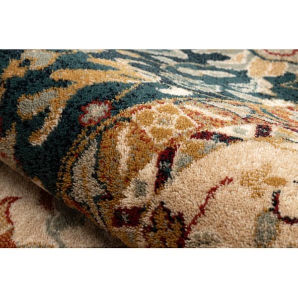 Tæppe villaa OMEGA Adagio Vintage, roset Smaragdfarve, 235x350 cm