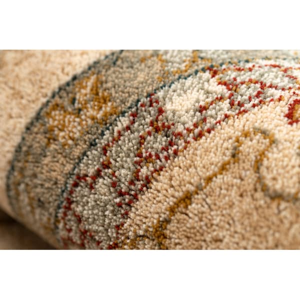 Tæppe POLONIA Loare Ramme creme, 135x200 cm