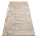 Pikkukuva 1 / 5: Moderni matto DUKE 51523 beige / kulta - Runko, jäsennelty, erittäin pehmeä, hapsut, 80x150 cm