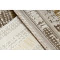 Miniatyrbild 3 av 5: Modern matta DUKE 51523 beige / guld - Ram, strukturerad, mycket mjuk, fransar, 120x170 cm