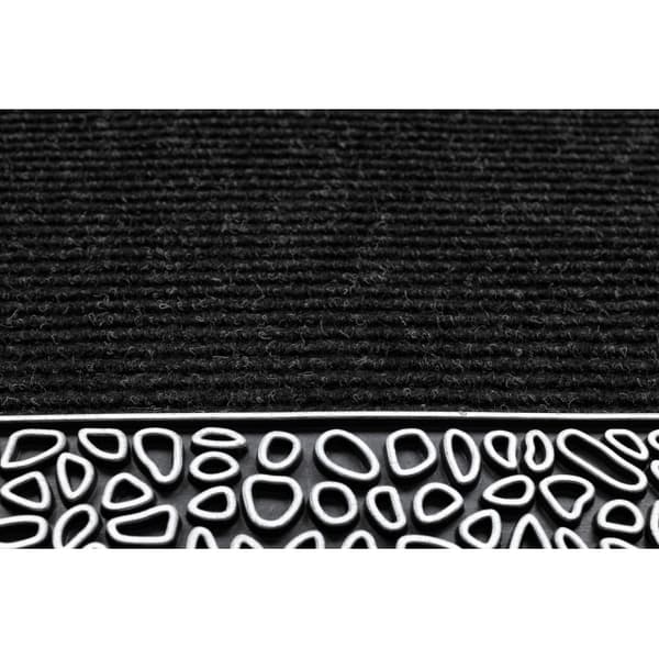 Dörrmatta halkskydd BH 222 stenar, utomhus, inomhus - silver, 45x70 cm